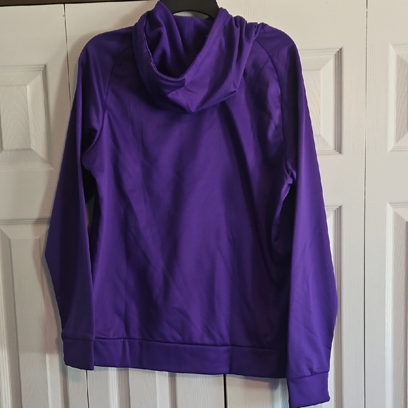 Under Armour Purple Hoodie with Black Logo - Picture 5 of 6